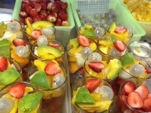 Fresh fruit dessert